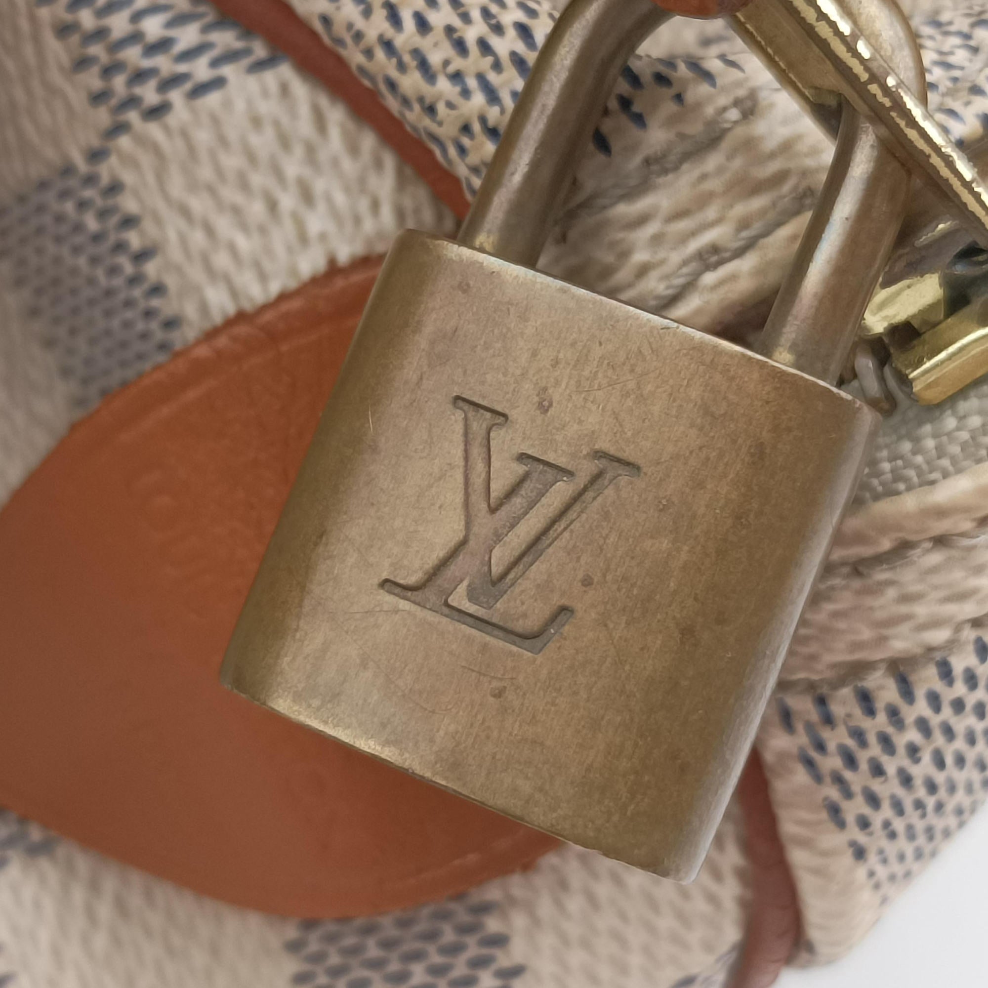 Pre-owned Louis Vuitton Speedy 35 Azur Damier Canvas N41535 shoulderbag | stylenewstar