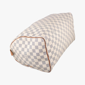 Pre-owned Louis Vuitton Speedy 35 Azur Damier Canvas N41535 shoulderbag | stylenewstar