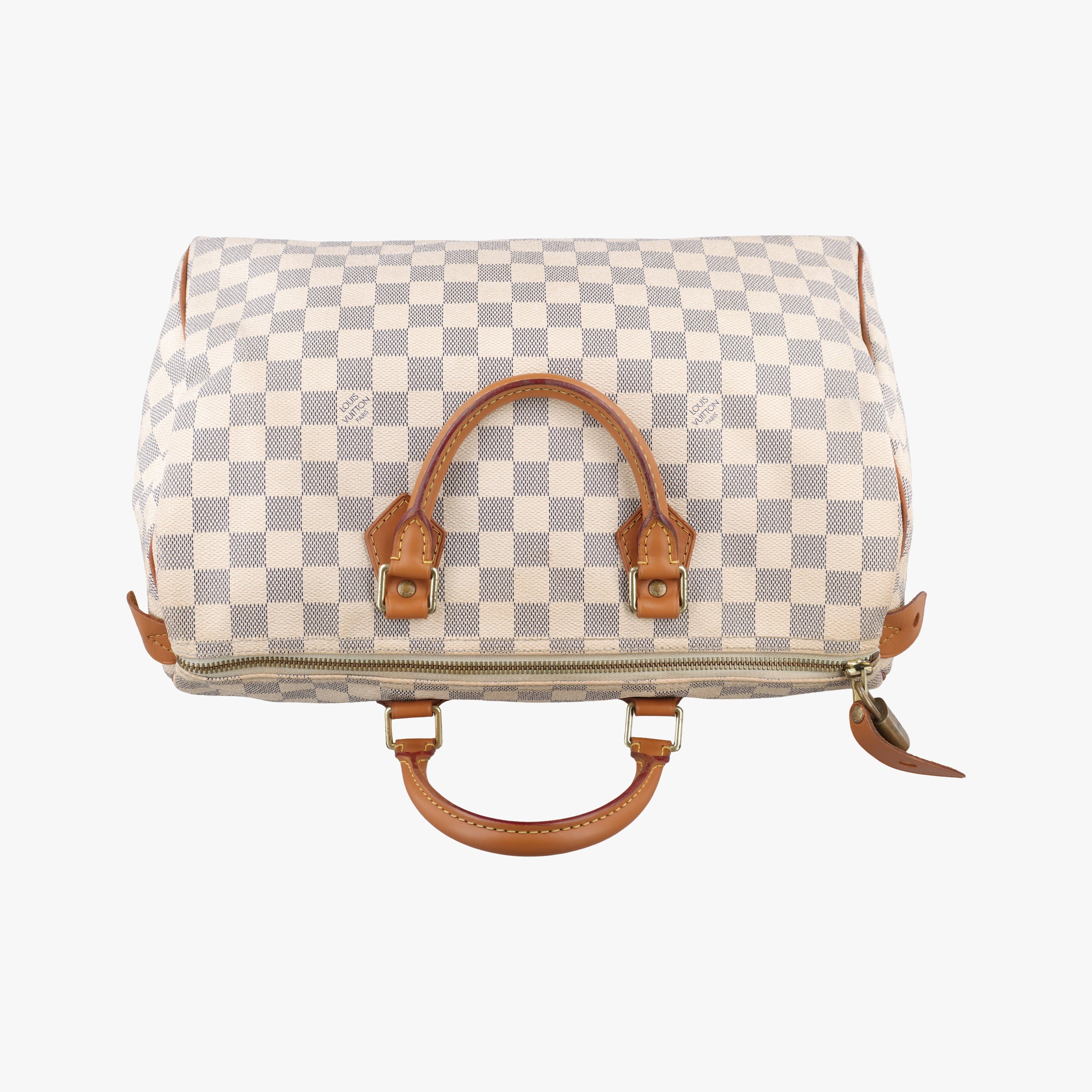 Pre-owned Louis Vuitton Speedy 35 Azur Damier Canvas N41535 shoulderbag | stylenewstar