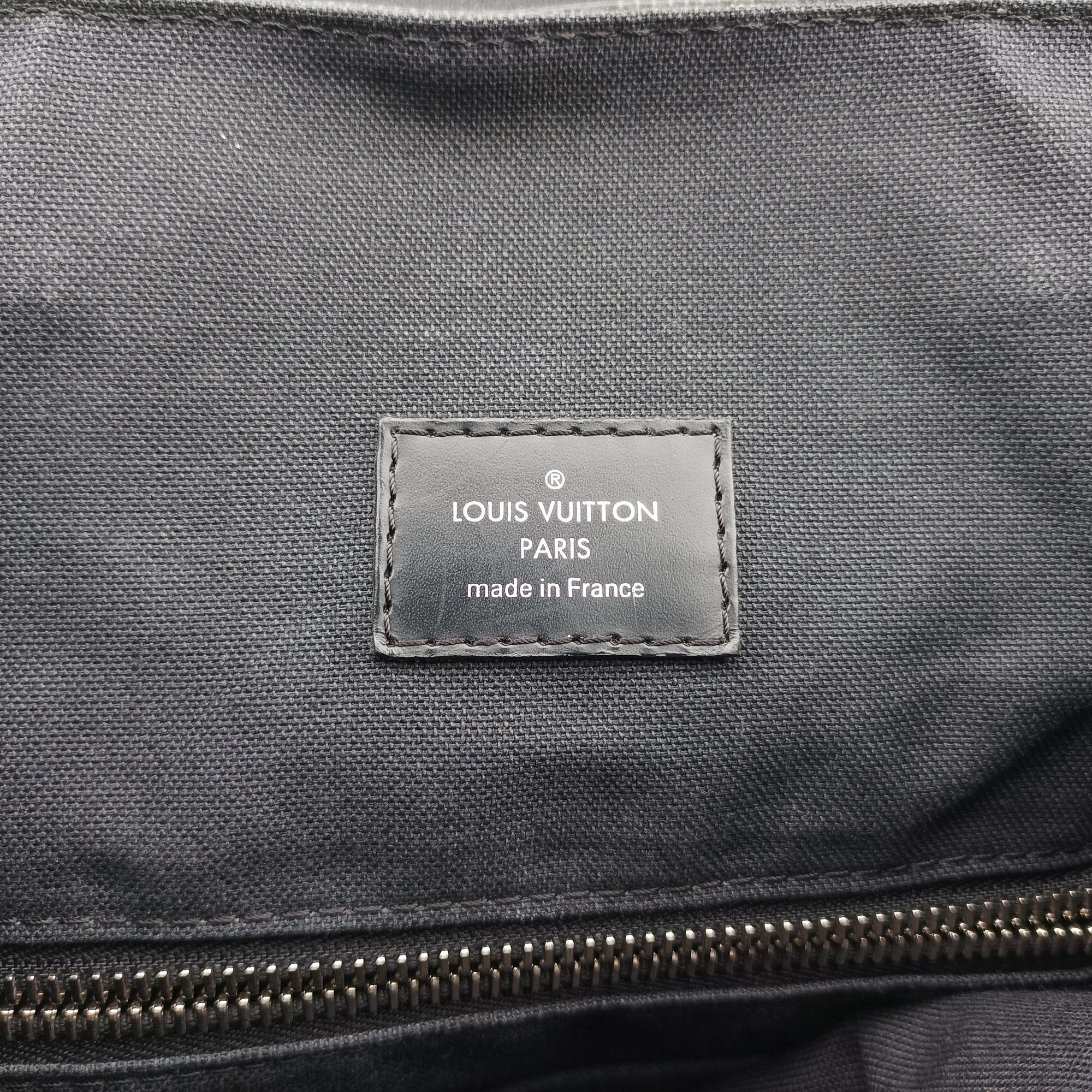 Pre-owned Louis Vuitton ChristopherPM Graphite Coated Canvas × Leather N41379 backpack/rucksack | stylenewstar