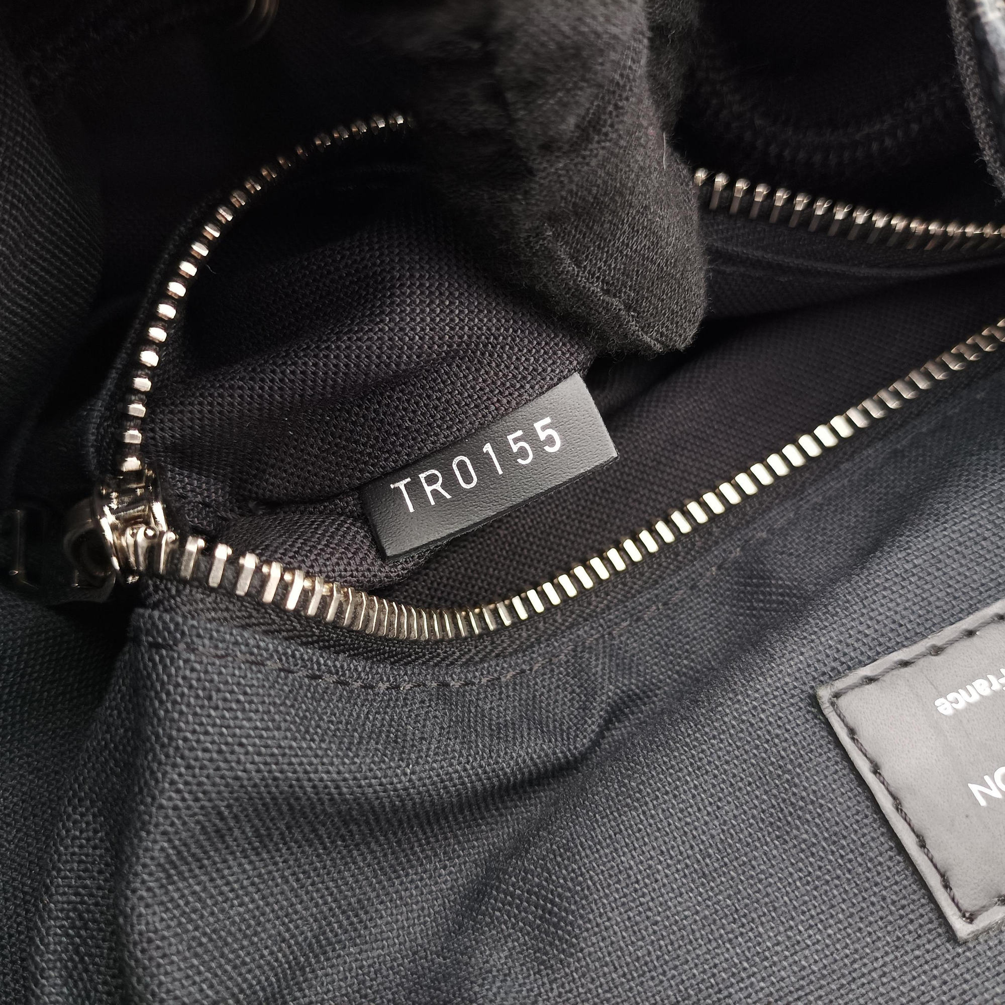 Pre-owned Louis Vuitton ChristopherPM Graphite Coated Canvas × Leather N41379 backpack/rucksack | stylenewstar
