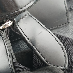 Pre-owned Louis Vuitton ChristopherPM Graphite Coated Canvas × Leather N41379 backpack/rucksack | stylenewstar