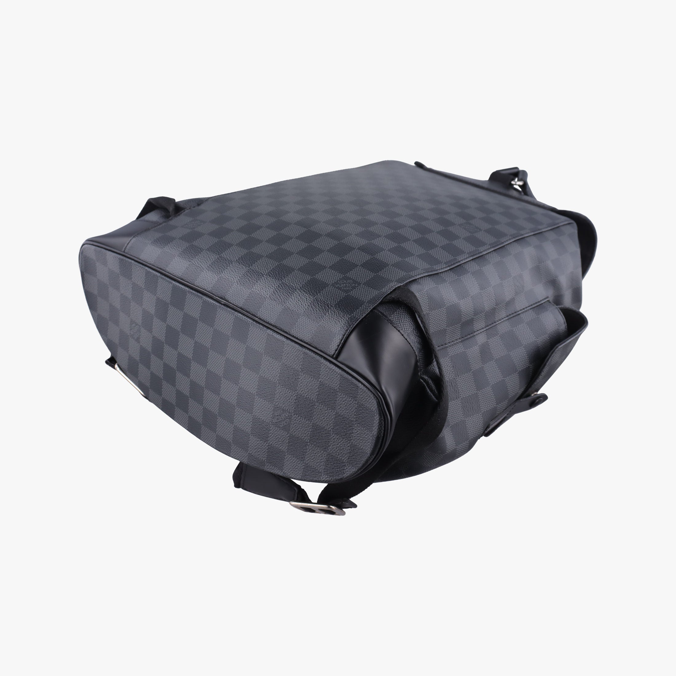 Pre-owned Louis Vuitton ChristopherPM Graphite Coated Canvas × Leather N41379 backpack/rucksack | stylenewstar