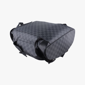 Pre-owned Louis Vuitton ChristopherPM Graphite Coated Canvas × Leather N41379 backpack/rucksack | stylenewstar