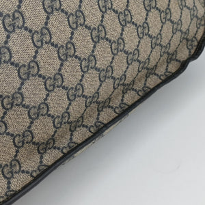 Pre-owned Gucci GG Plus Messenger beige×navy PVC coated canvas 201732 crossbodybag | stylenewstar