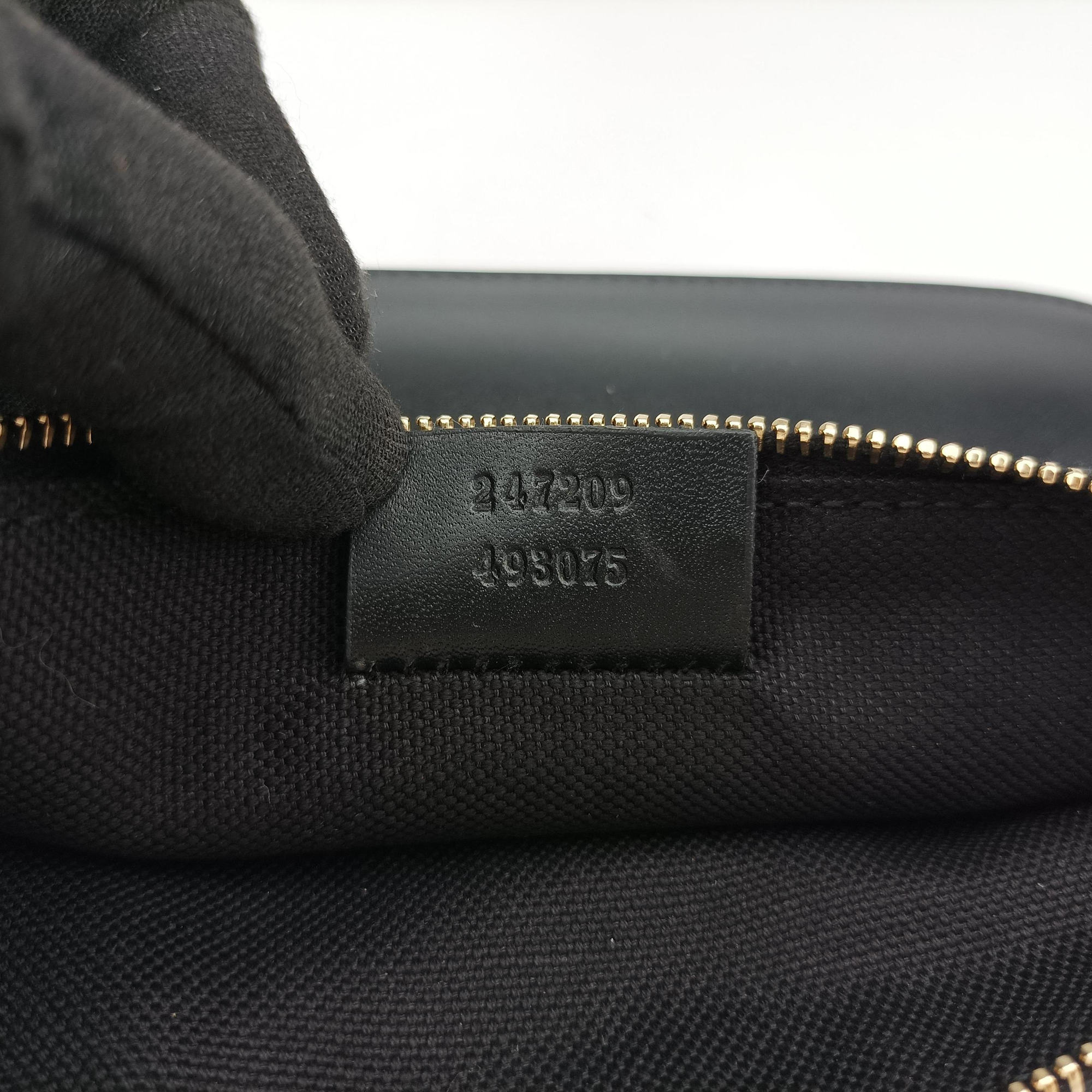 Vintage Gucci GG Craft Black canvas 247209 handbag | stylenewstar