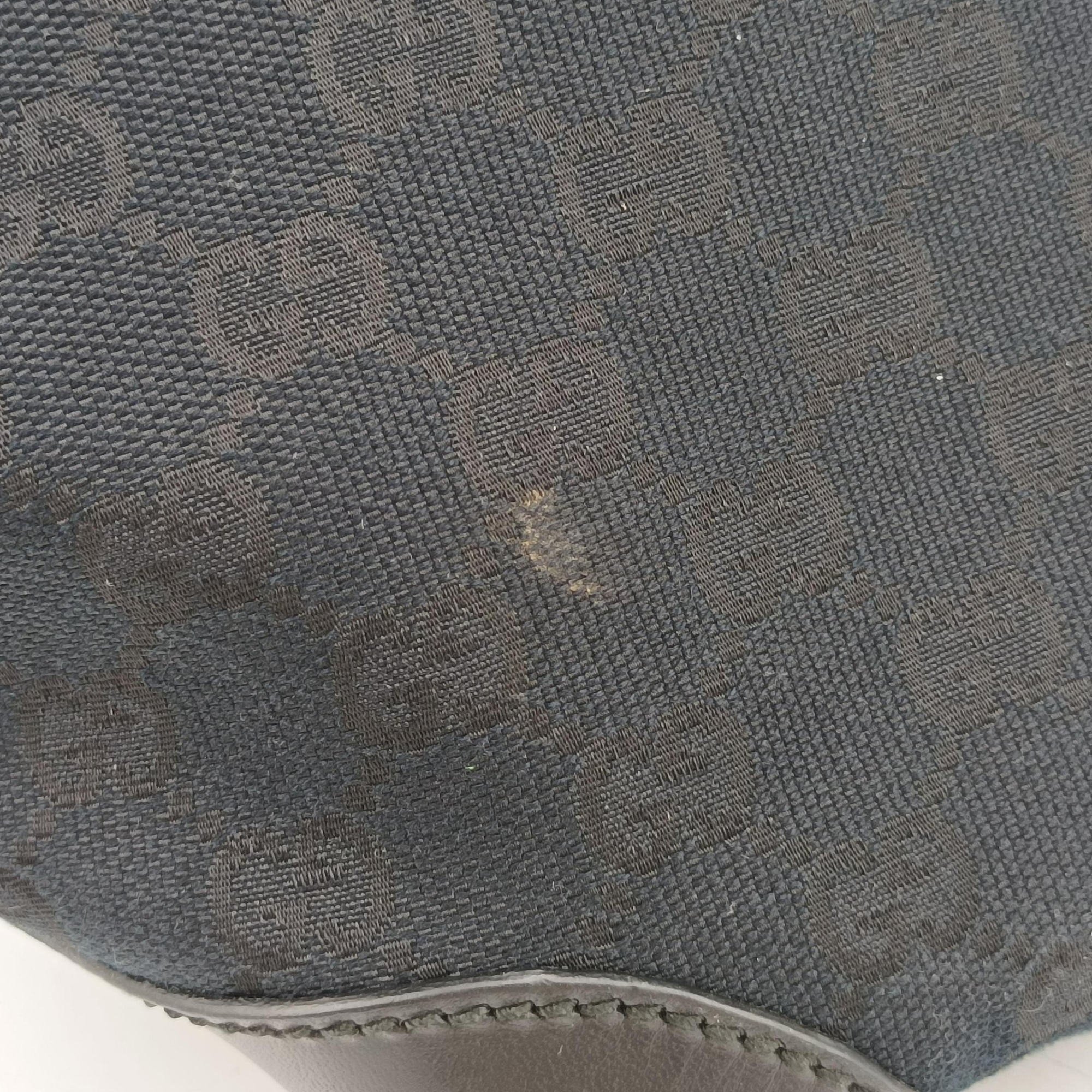 Vintage Gucci GG Craft Black canvas 247209 handbag | stylenewstar