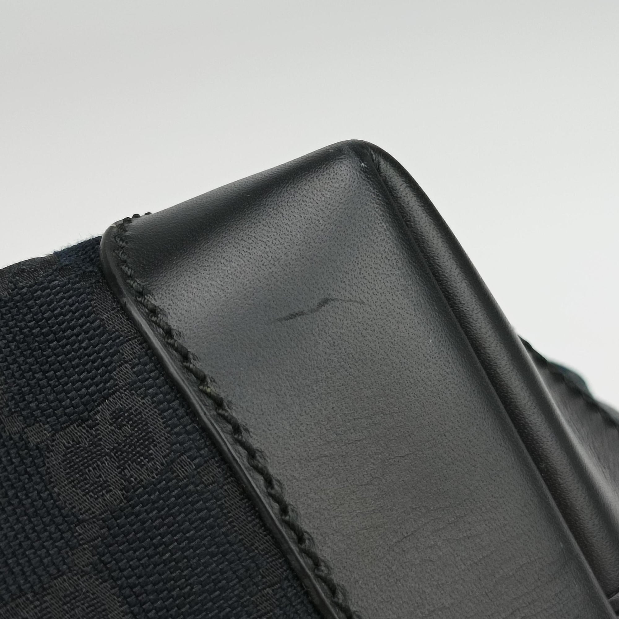 Vintage Gucci GG Craft Black canvas 247209 handbag | stylenewstar