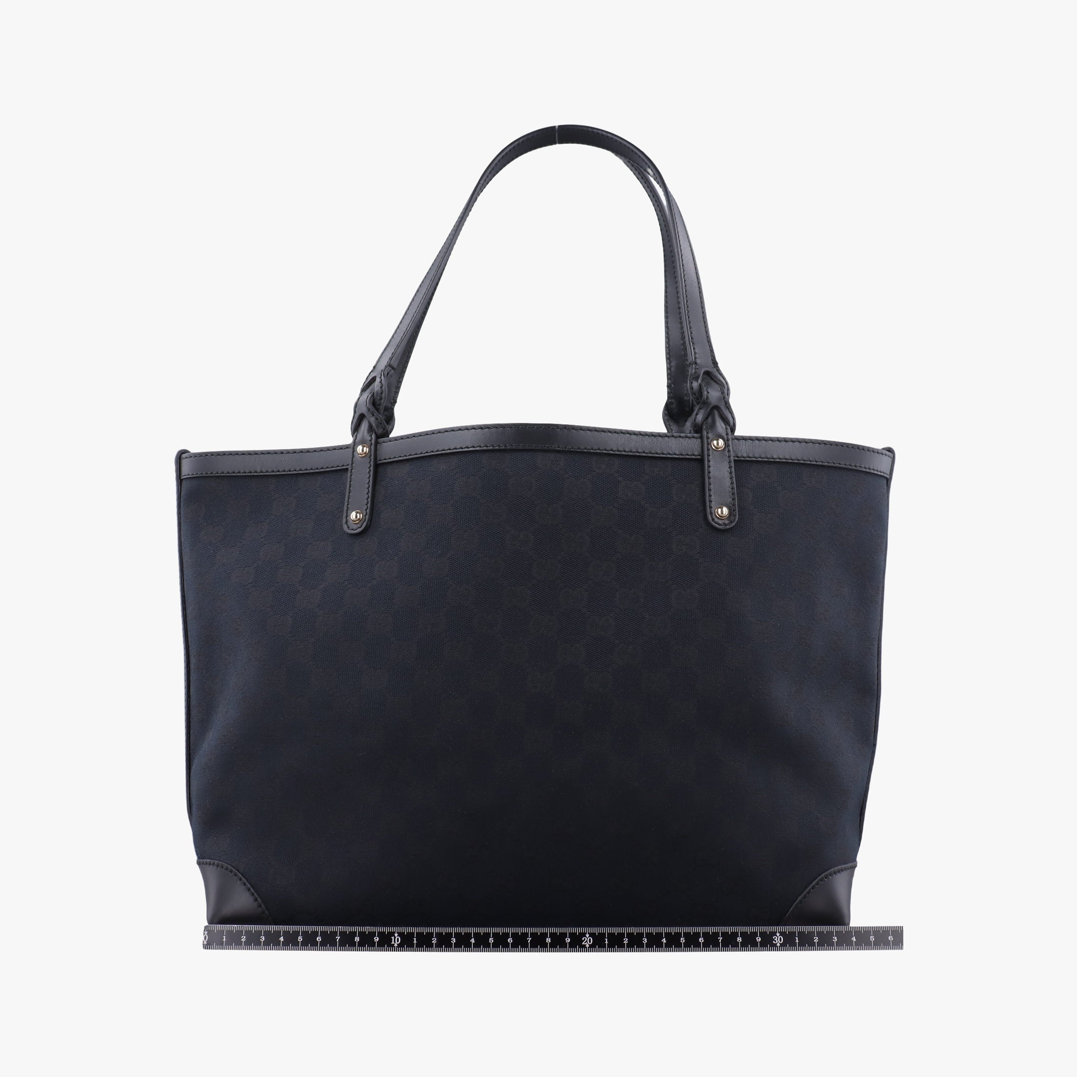Vintage Gucci GG Craft Black canvas 247209 handbag | stylenewstar