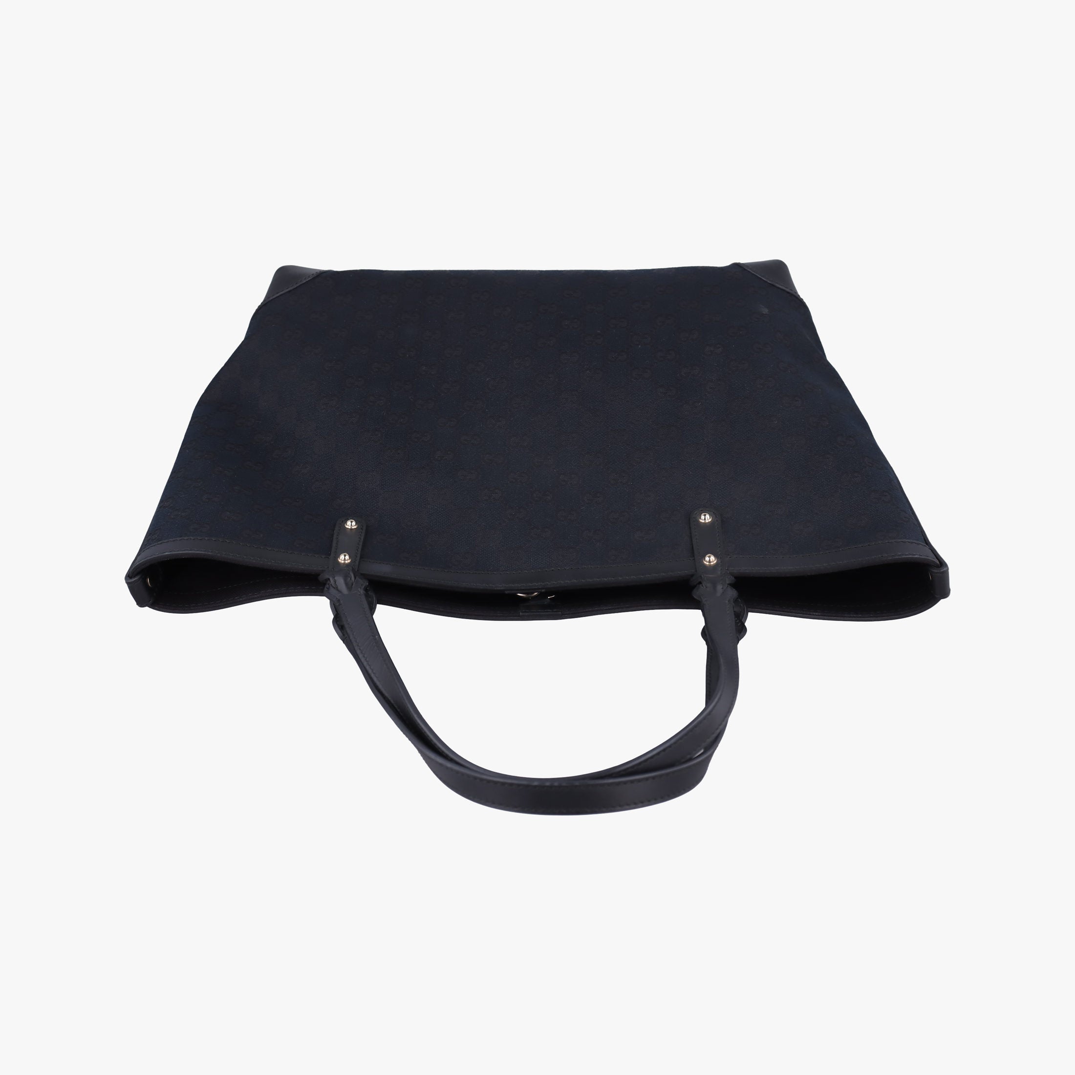 Vintage Gucci GG Craft Black canvas 247209 handbag | stylenewstar