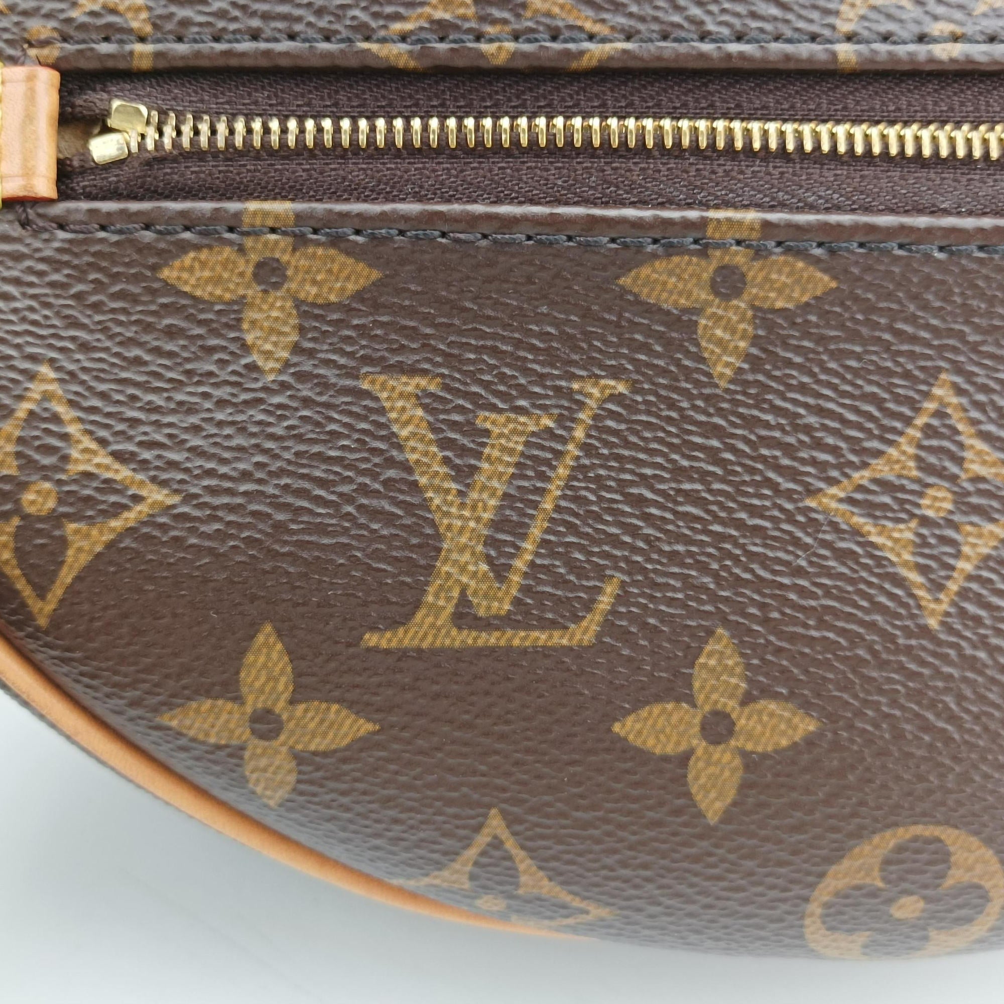 Secondhand Louis Vuitton LOOP Brown×Beige Monogram Canvas M81098 shoulderbag | stylenewstar