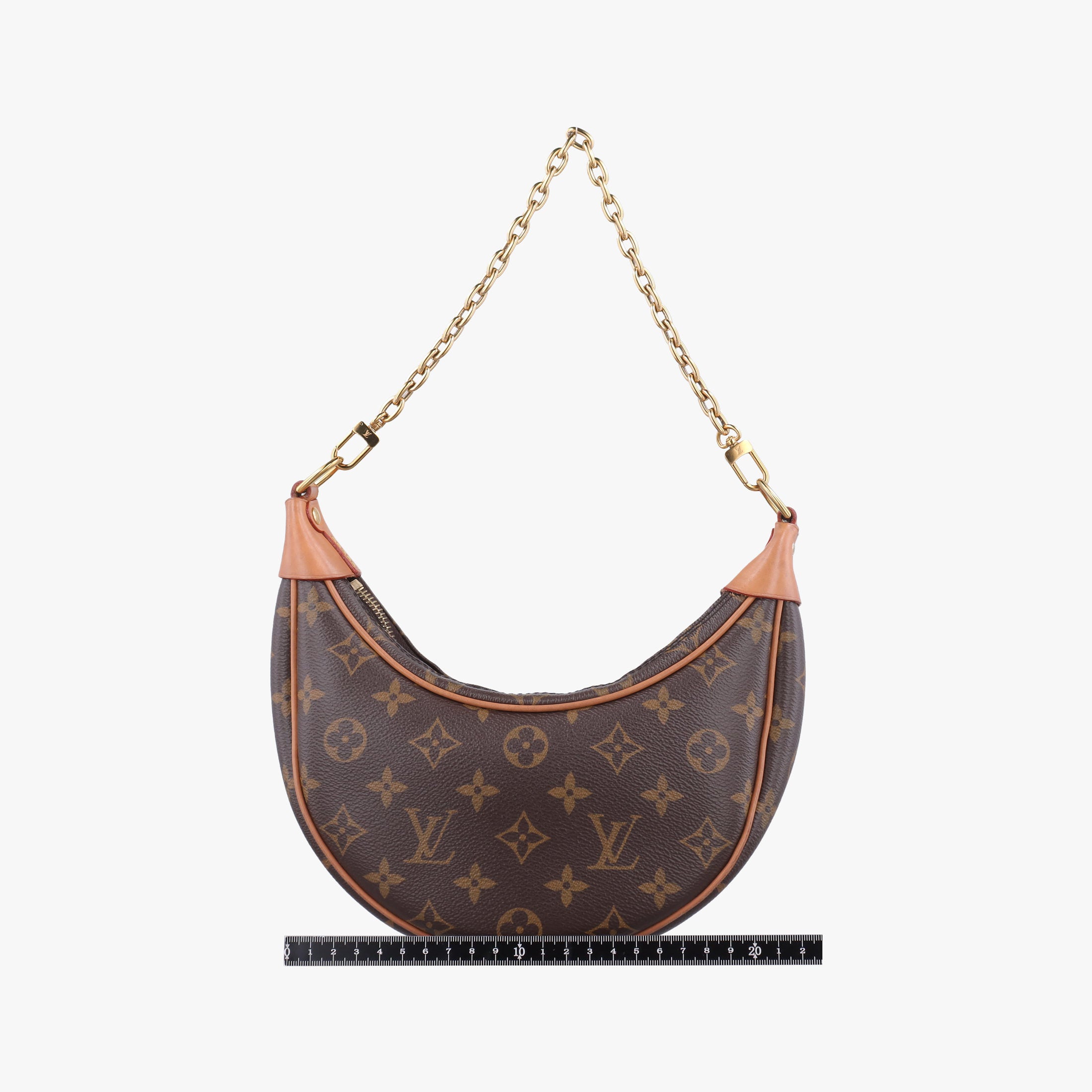 Secondhand Louis Vuitton LOOP Brown×Beige Monogram Canvas M81098 shoulderbag | stylenewstar
