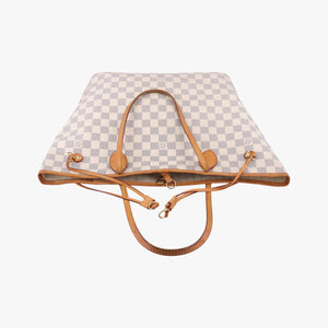 Vintage Louis Vuitton Neverfull MM Azur Damier Canvas N51107 shoulderbag | stylenewstar