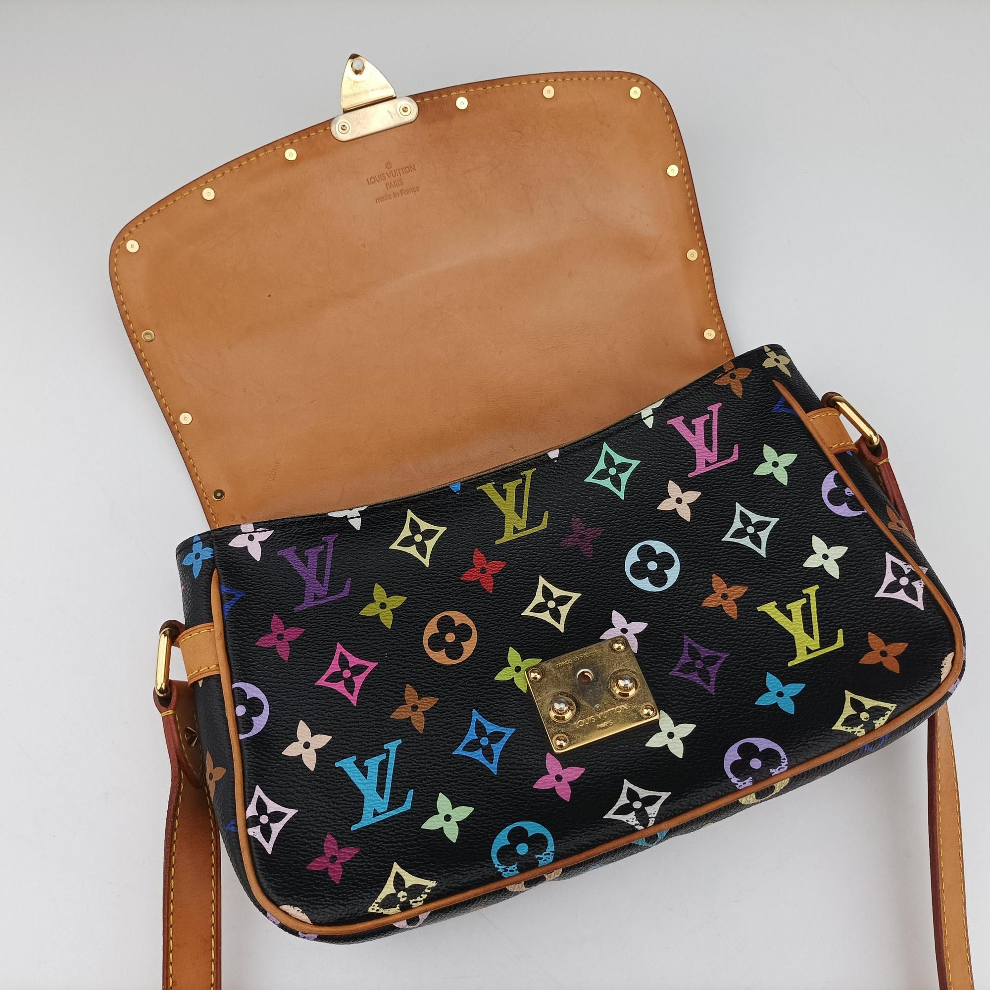 Pre-owned Louis Vuitton Sologne Noir Monogram Multicolor M92639 shoulderbag | stylenewstar
