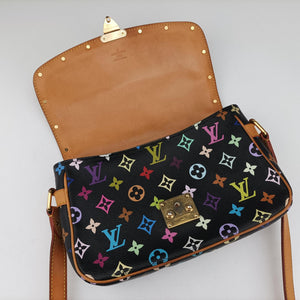 Pre-owned Louis Vuitton Sologne Noir Monogram Multicolor M92639 shoulderbag | stylenewstar