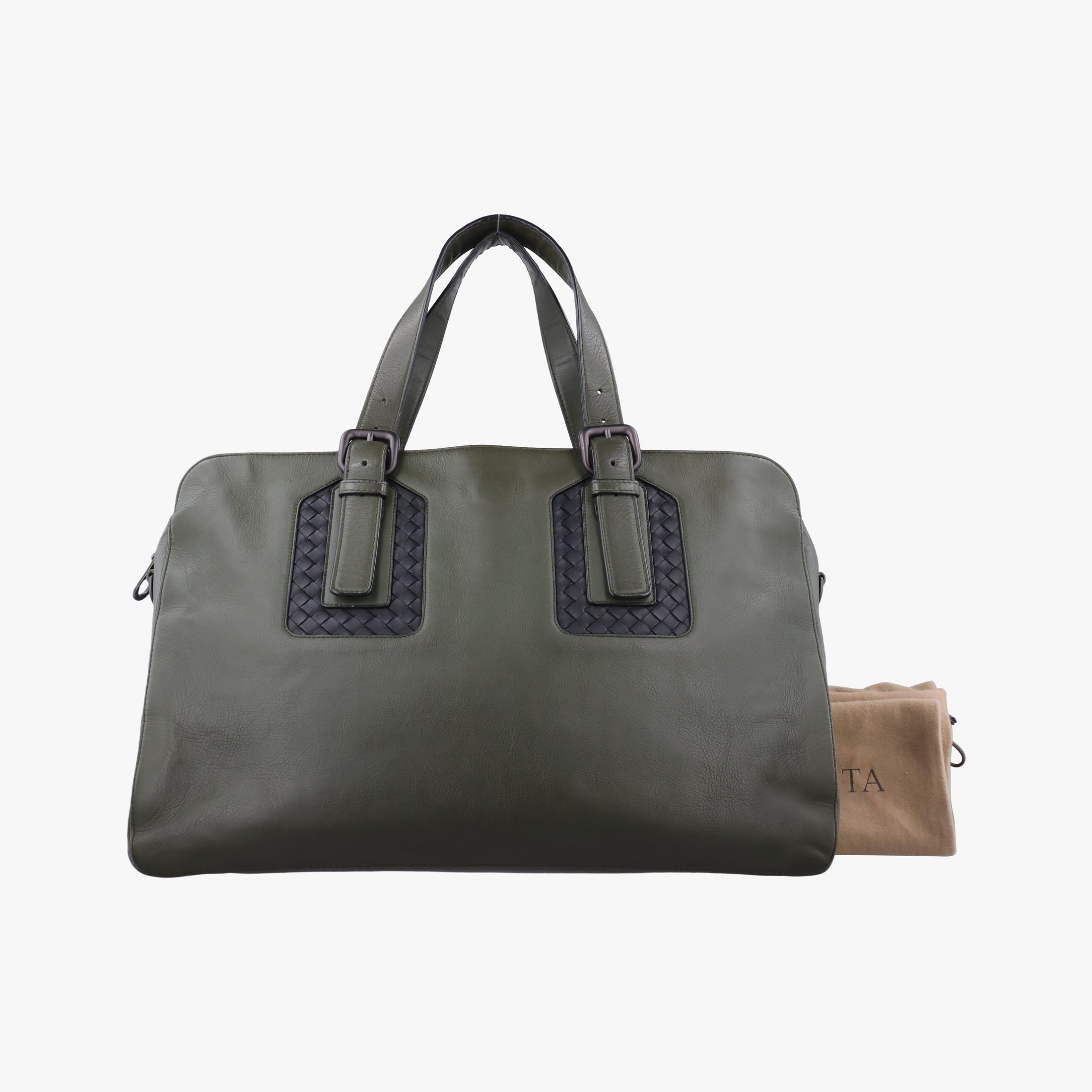Pre-owned Bottega Veneta Intrecciato Green Leather  handbag | stylenewstar