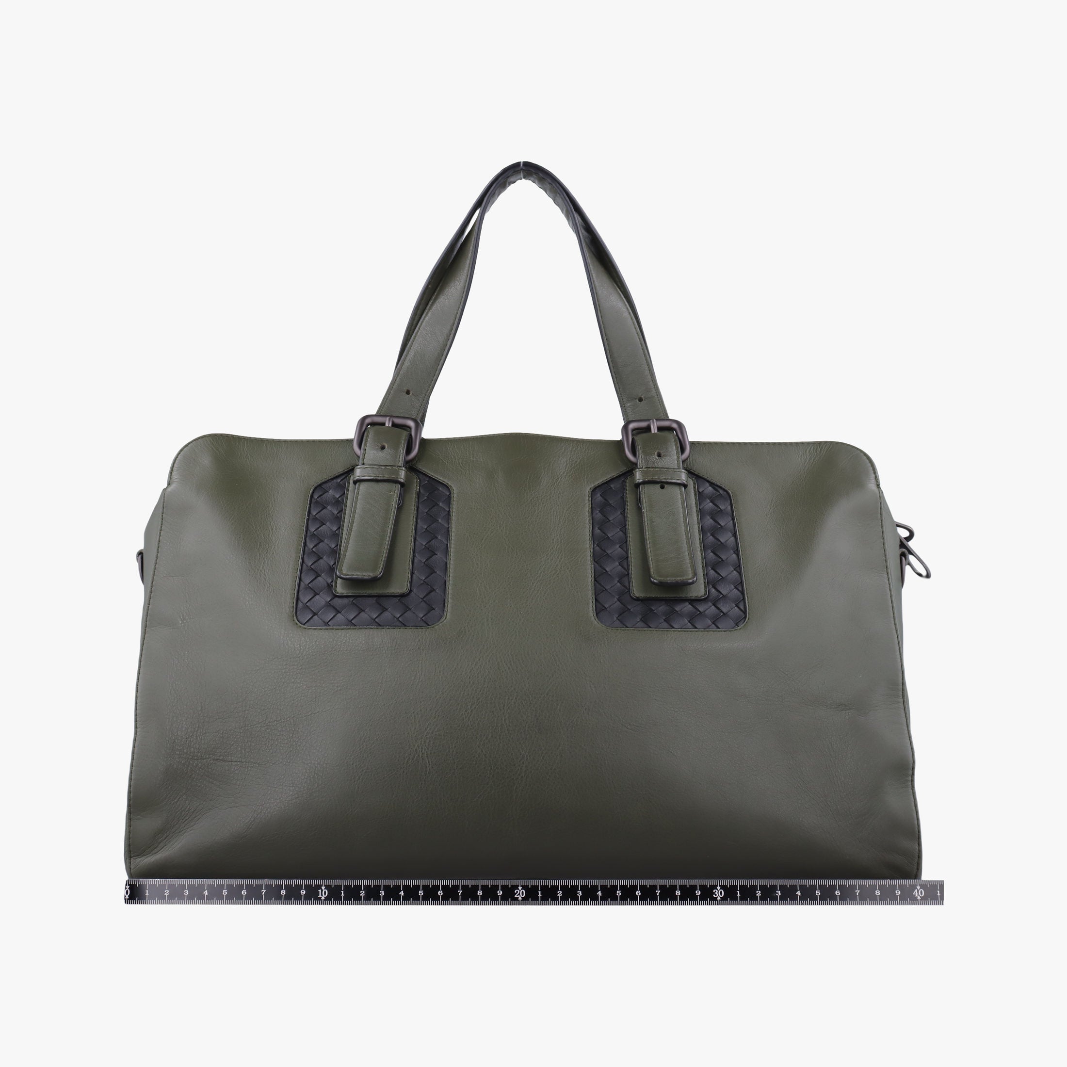Pre-owned Bottega Veneta Intrecciato Green Leather  handbag | stylenewstar