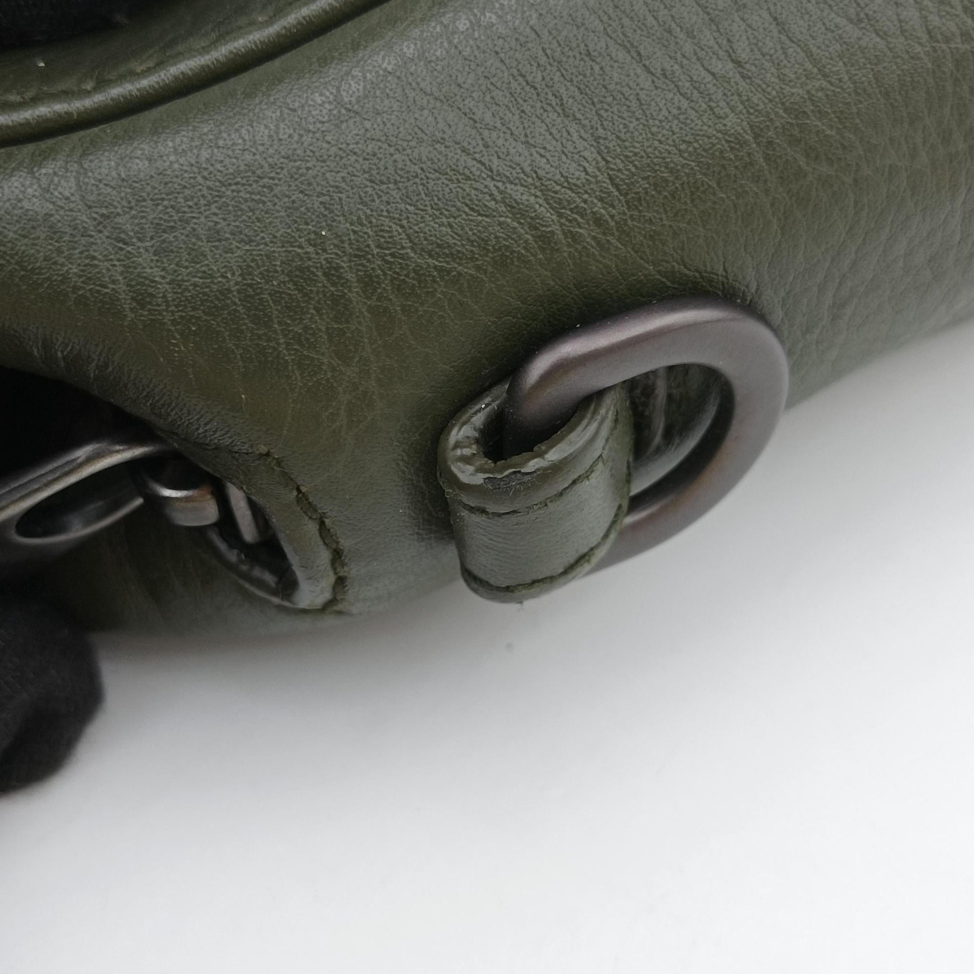 Pre-owned Bottega Veneta Intrecciato Green Leather  handbag | stylenewstar