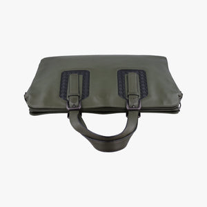 Pre-owned Bottega Veneta Intrecciato Green Leather  handbag | stylenewstar
