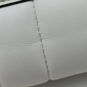 Pre-owned Gucci Horsebit White lambskin 764339 shoulderbag | stylenewstar
