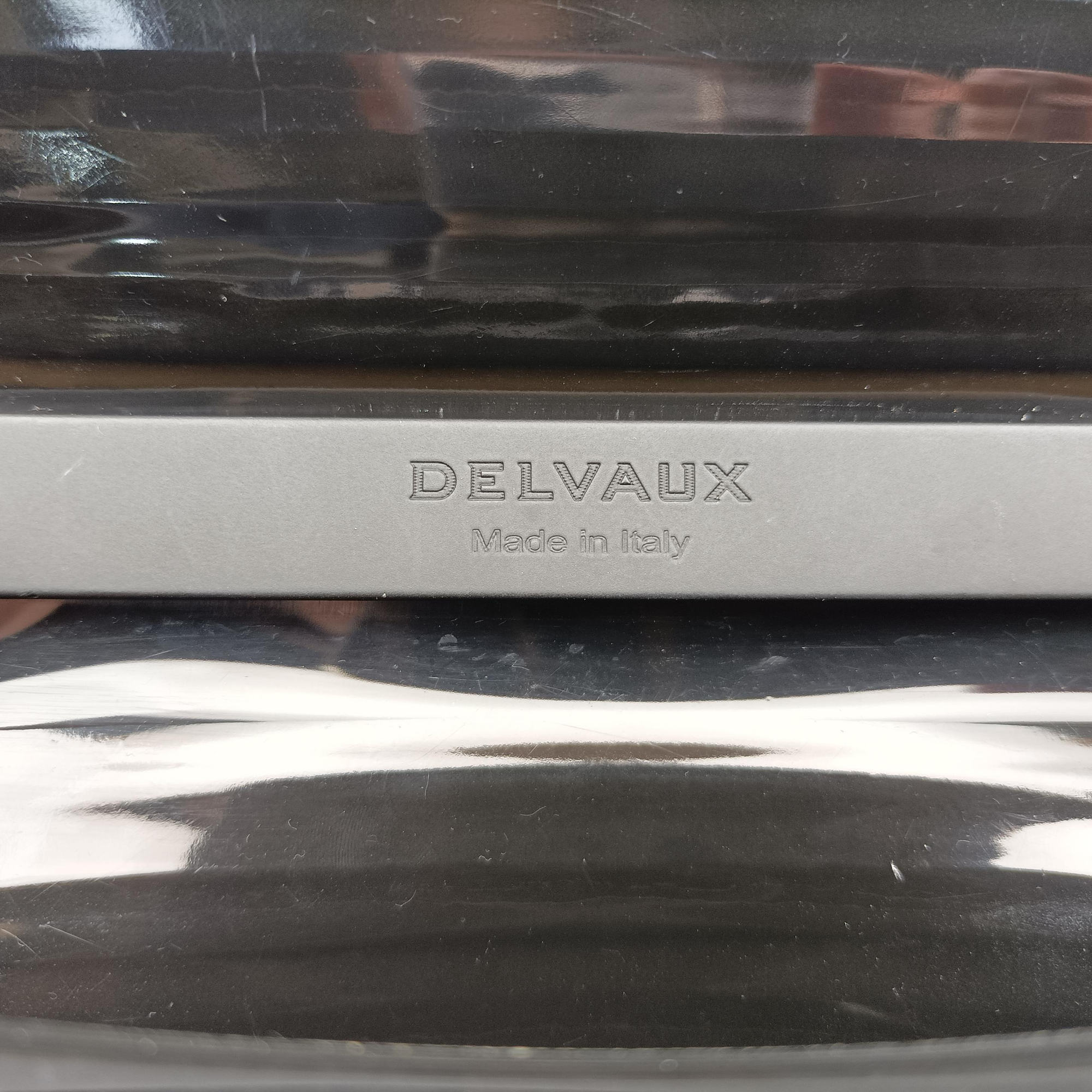 Vintage Delvaux Brillant Black x white Plastic  shoulderbag | stylenewstar