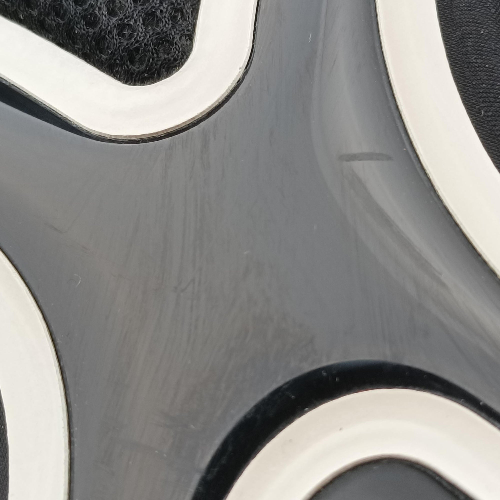 Vintage Delvaux Brillant Black x white Plastic  shoulderbag | stylenewstar