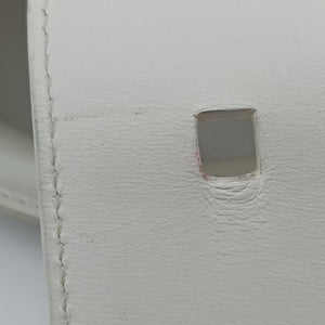 Vintage Delvaux Brillant White Leather  shoulderbag | stylenewstar