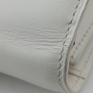 Vintage Delvaux Brillant White Leather  shoulderbag | stylenewstar