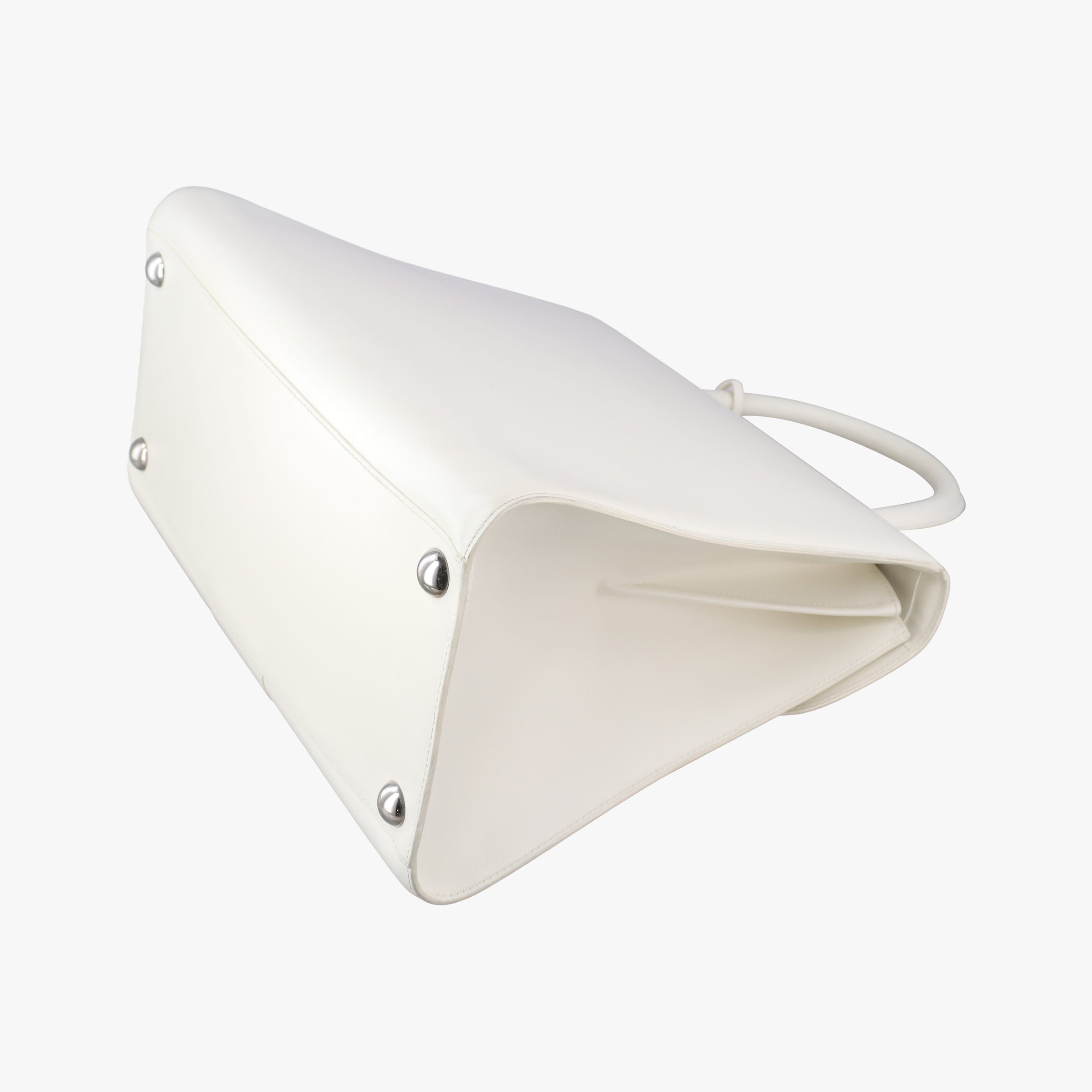 Vintage Delvaux Brillant White Leather  shoulderbag | stylenewstar