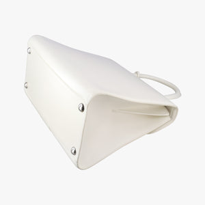 Vintage Delvaux Brillant White Leather  shoulderbag | stylenewstar