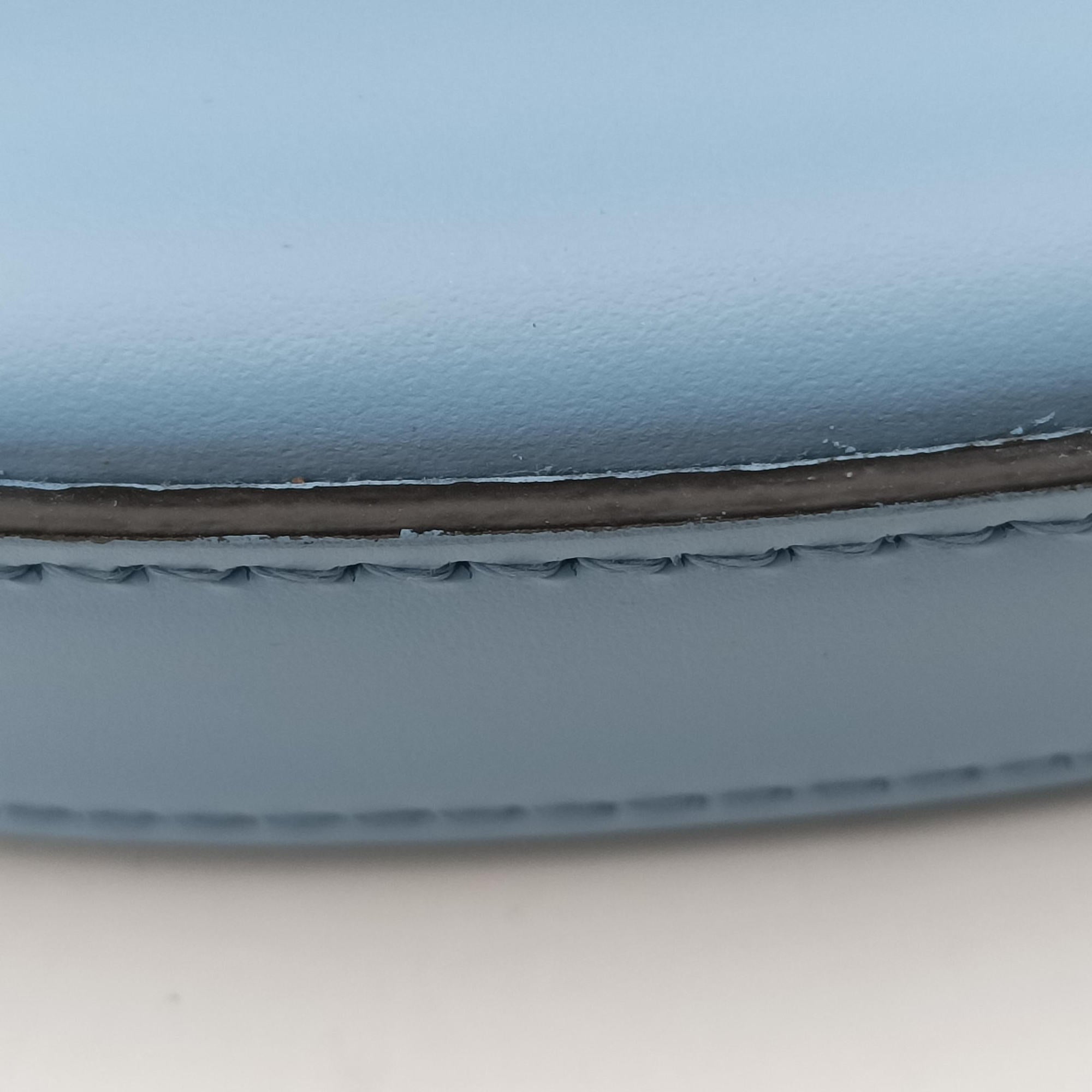 Pre-owned Fendi Cookie Mini Blue Leather 8BS065 handbag | stylenewstar