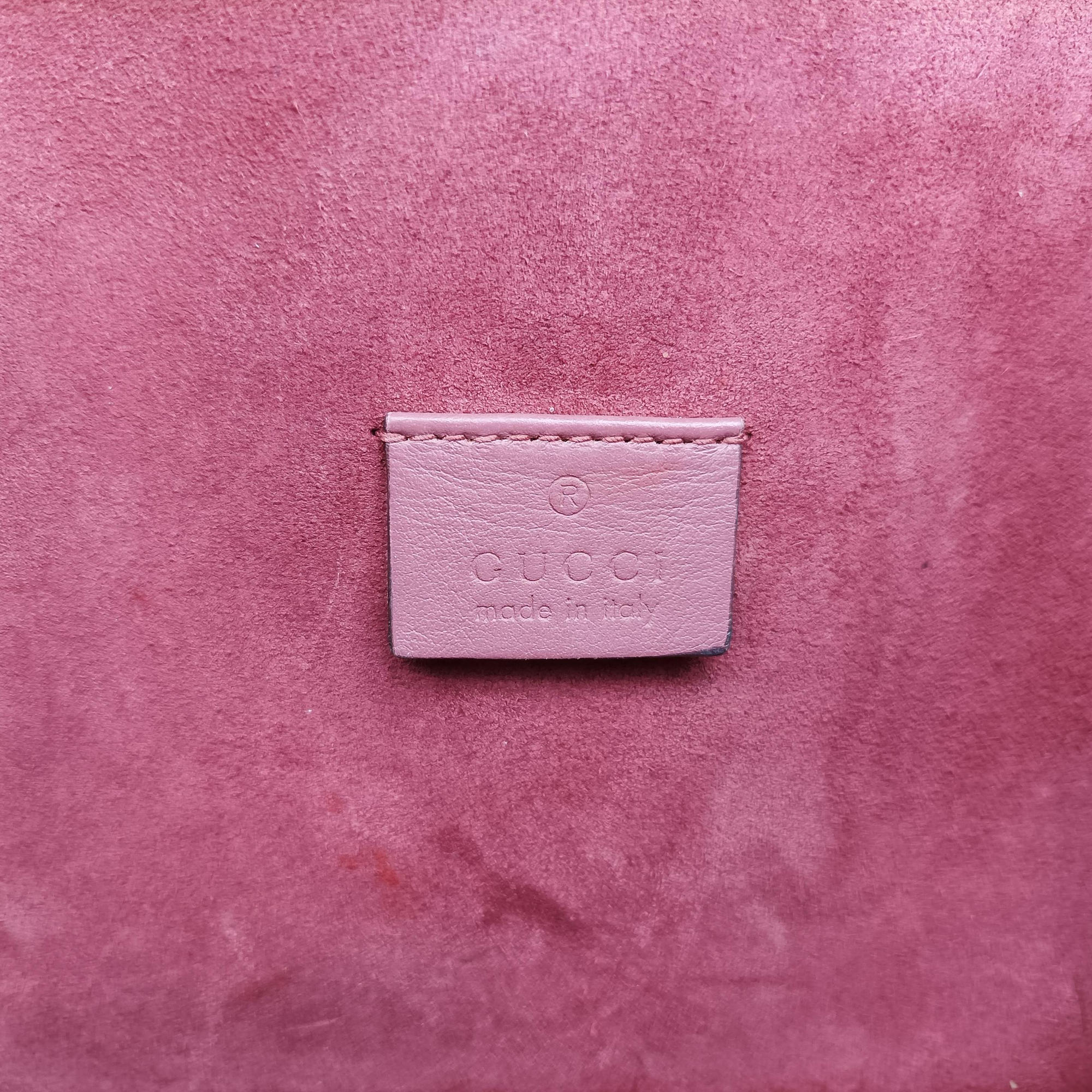 Secondhand Gucci Dionysus beige×red×multicolor PVC coated canvas × suede 421970 shoulderbag | stylenewstar