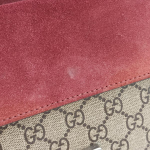 Secondhand Gucci Dionysus beige×red×multicolor PVC coated canvas × suede 421970 shoulderbag | stylenewstar