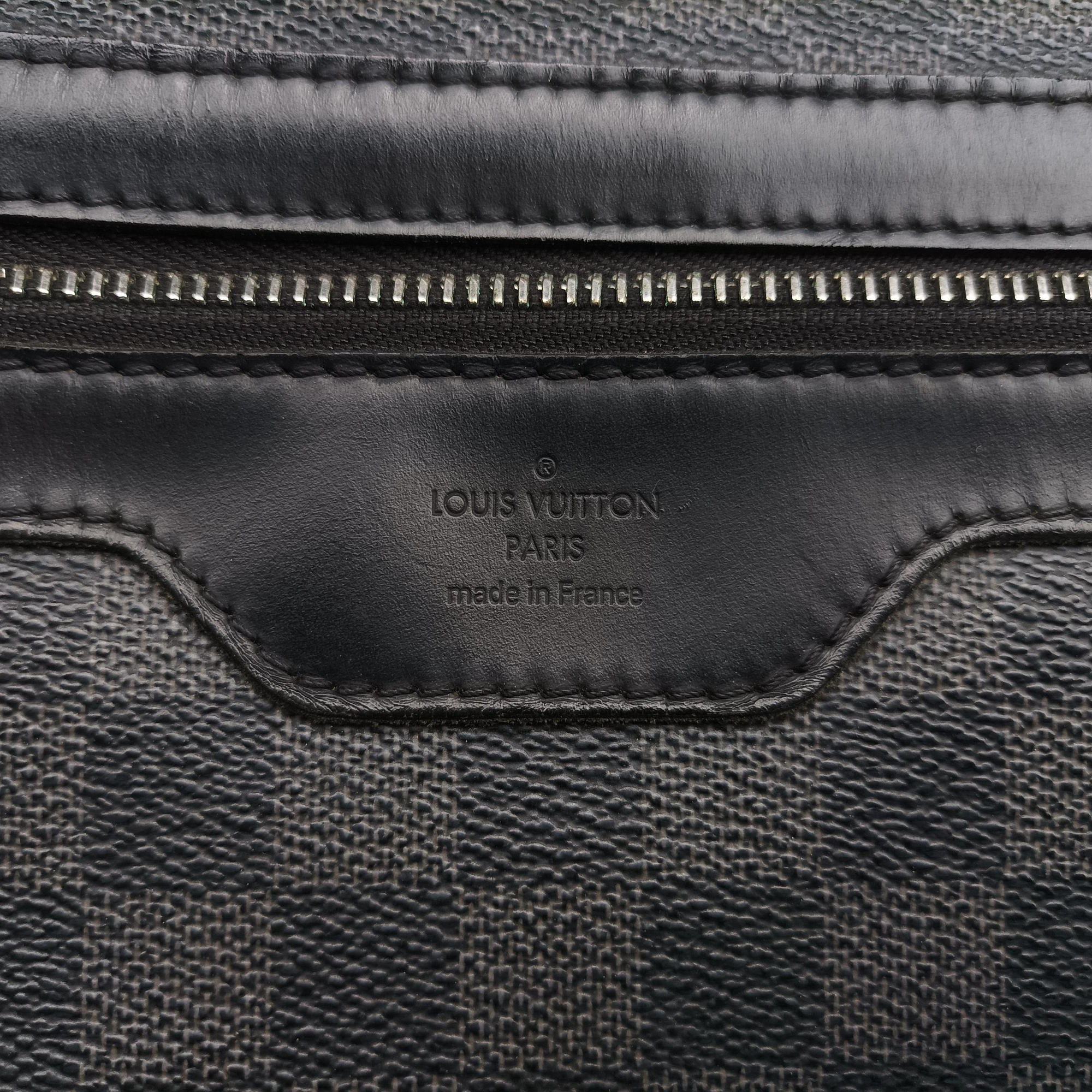 Pre-owned Louis Vuitton DANIEL MM Noir Damier GRAPHITE N58029 shoulderbag | stylenewstar