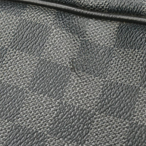 Pre-owned Louis Vuitton DANIEL MM Noir Damier GRAPHITE N58029 shoulderbag | stylenewstar
