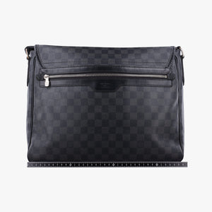 Pre-owned Louis Vuitton DANIEL MM Noir Damier GRAPHITE N58029 shoulderbag | stylenewstar