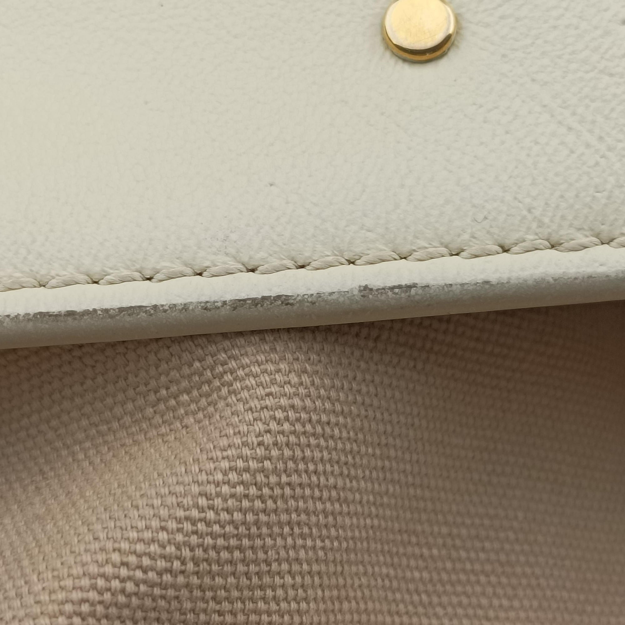 Pre-owned Chloe ROY White Leather  handbag | stylenewstar