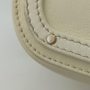 Pre-owned Chloe ROY White Leather  handbag | stylenewstar