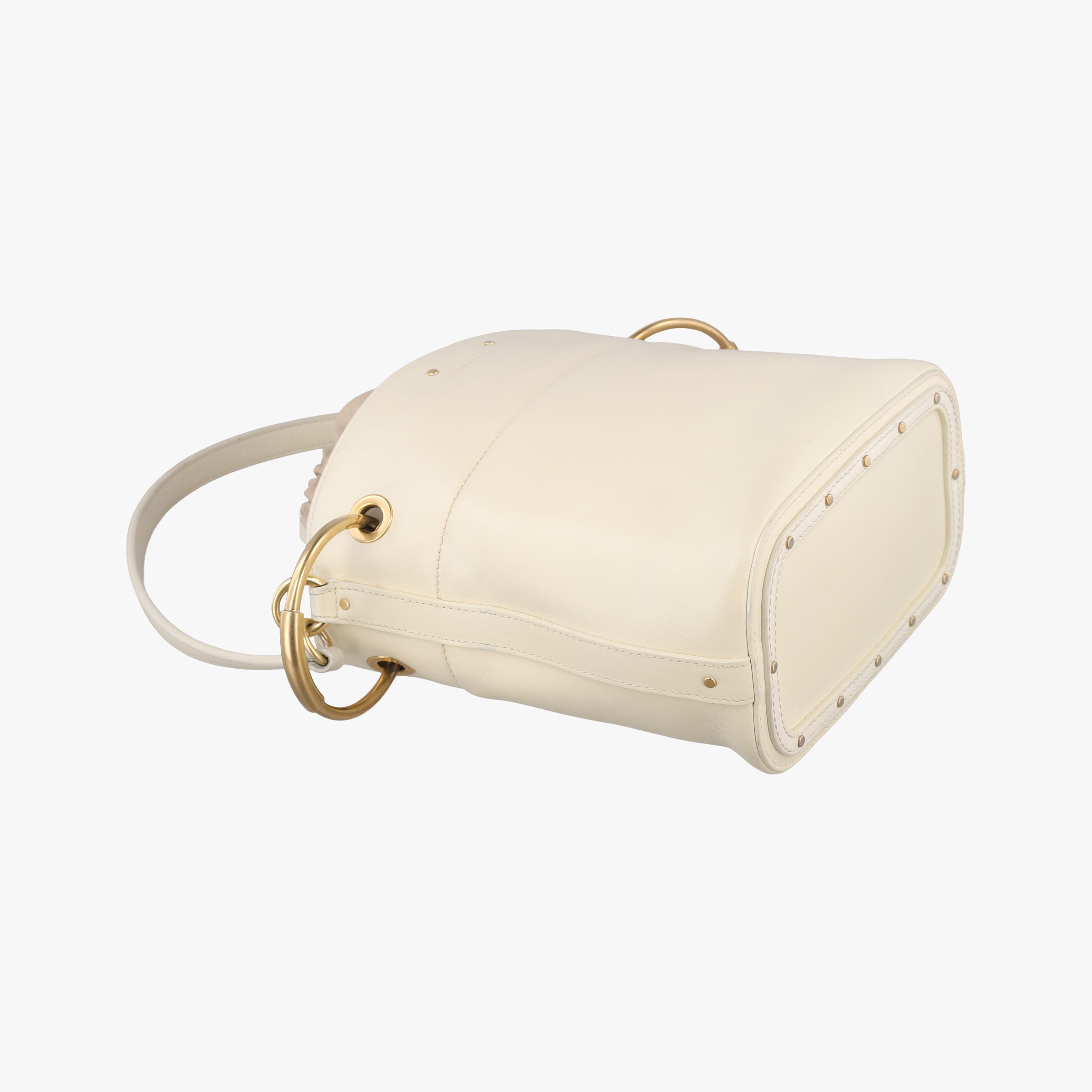 Pre-owned Chloe ROY White Leather  handbag | stylenewstar