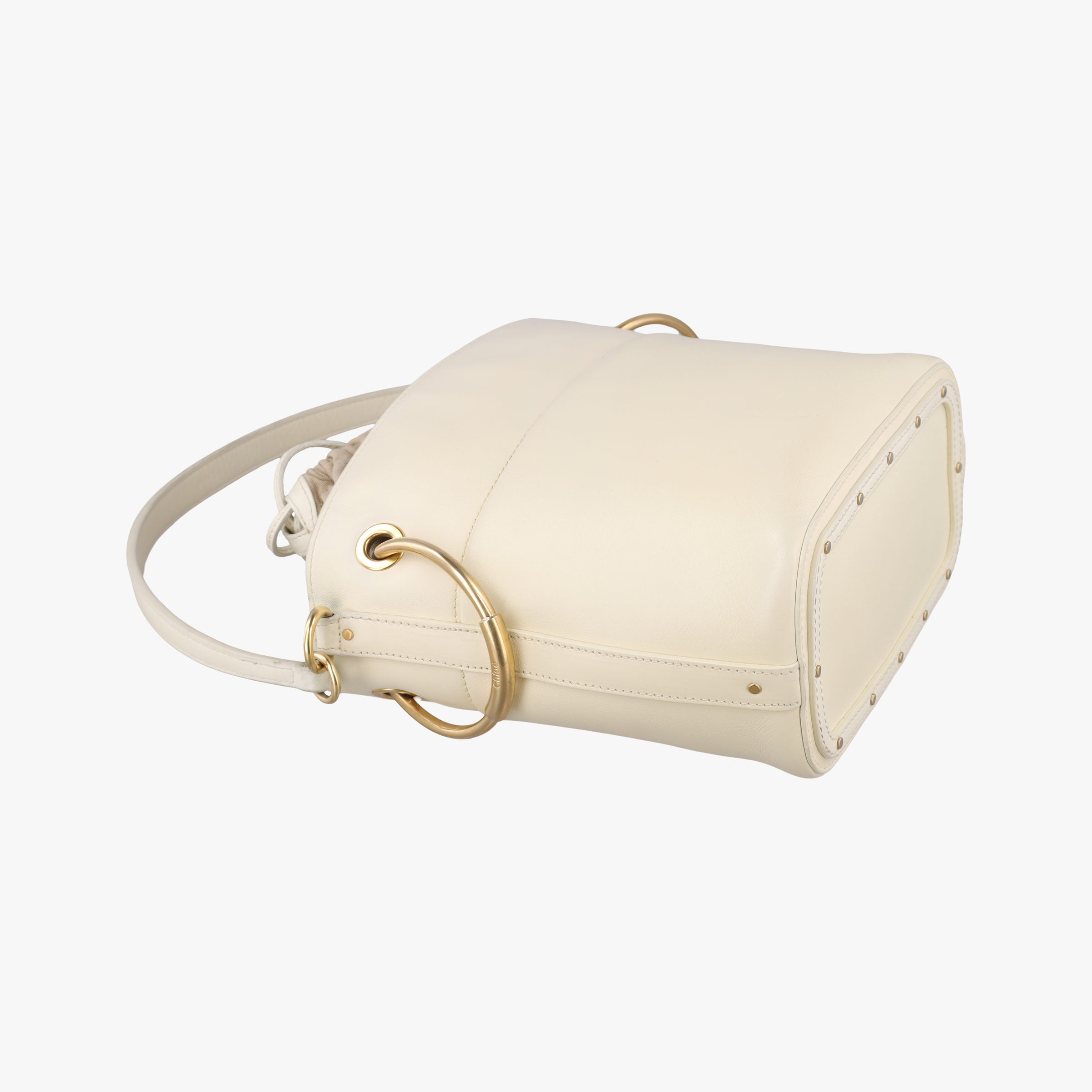 Pre-owned Chloe ROY White Leather  handbag | stylenewstar