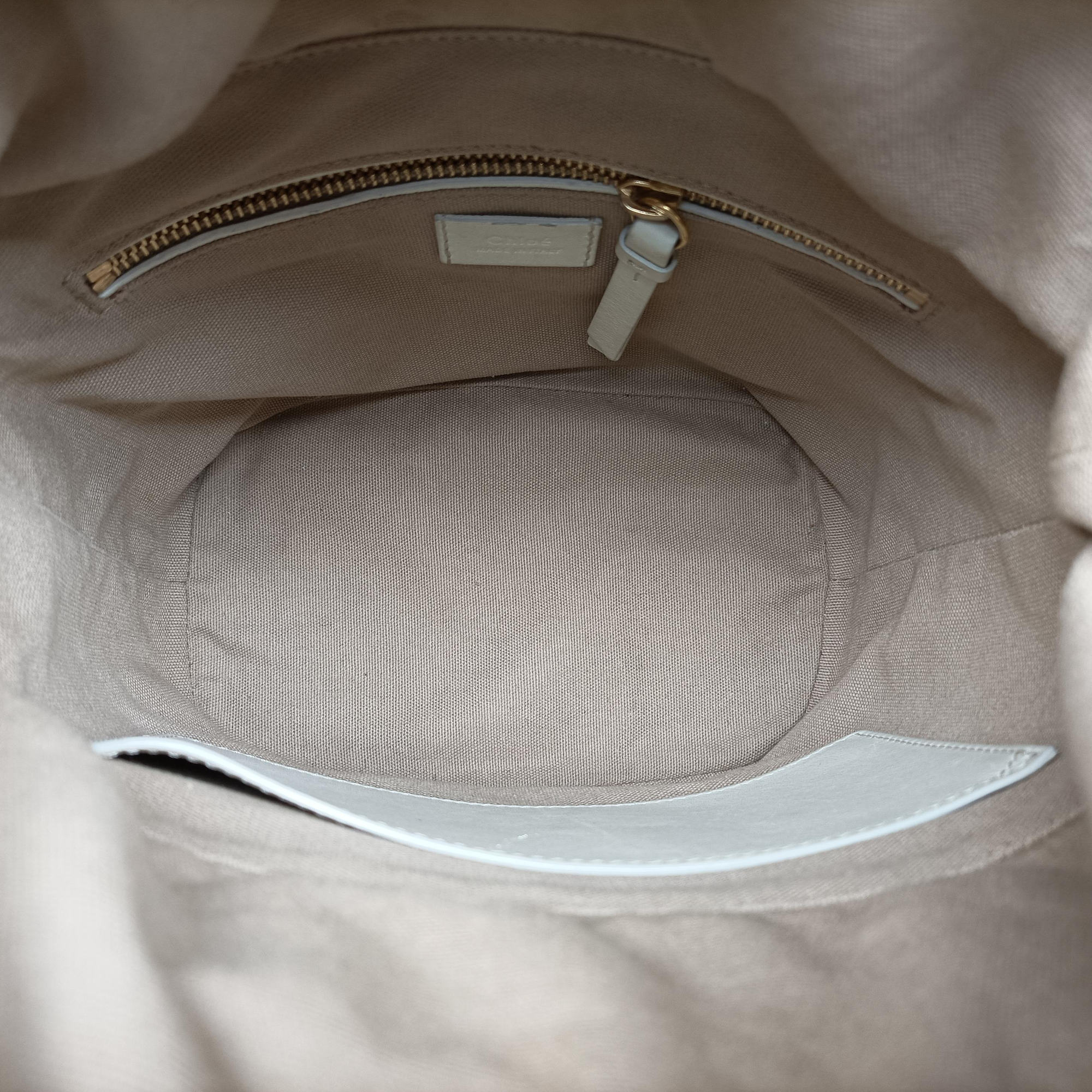 Pre-owned Chloe ROY White Leather  handbag | stylenewstar