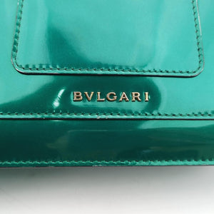 Vintage Bvlgari Serpenti Forever Green enamel  shoulderbag | stylenewstar
