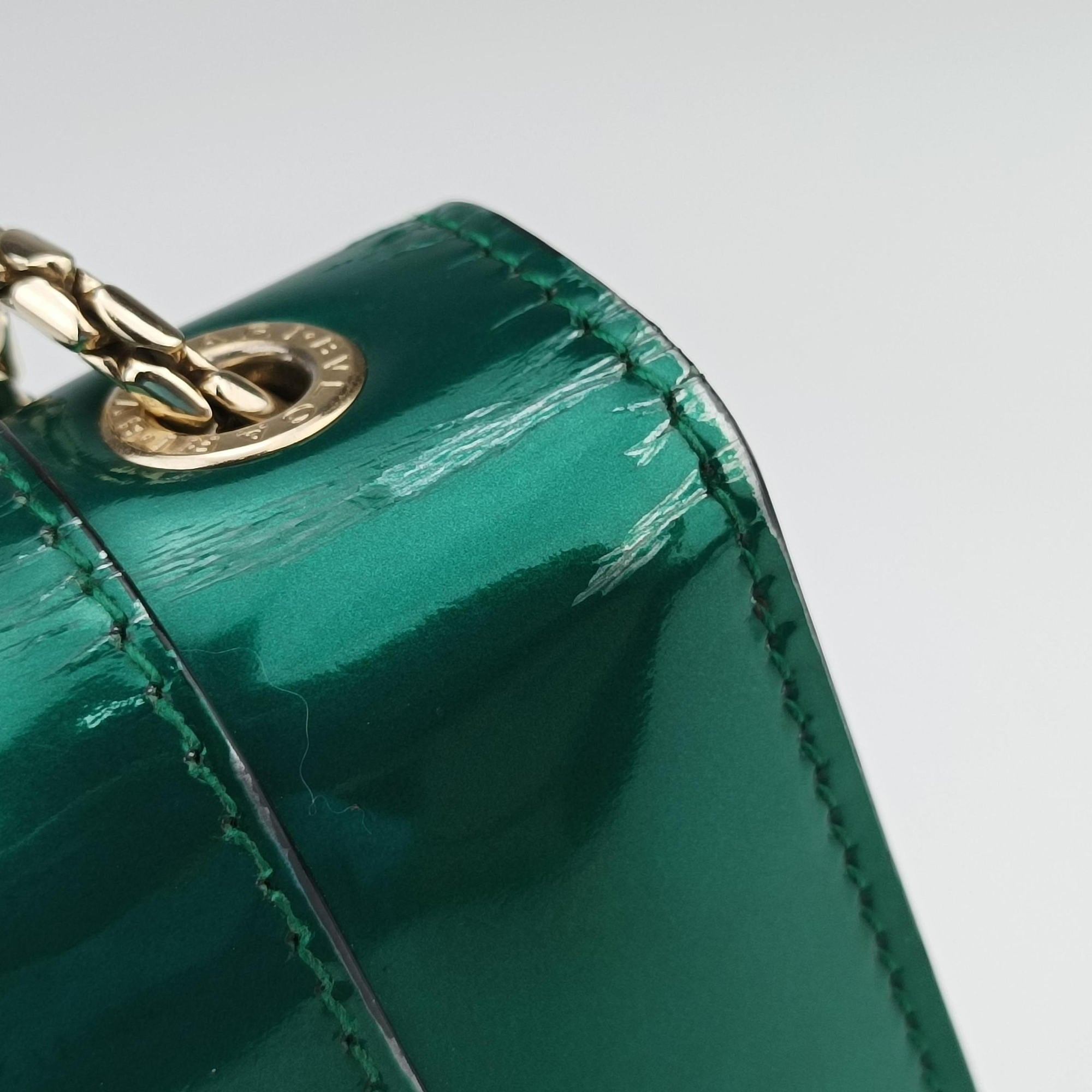 Vintage Bvlgari Serpenti Forever Green enamel  shoulderbag | stylenewstar
