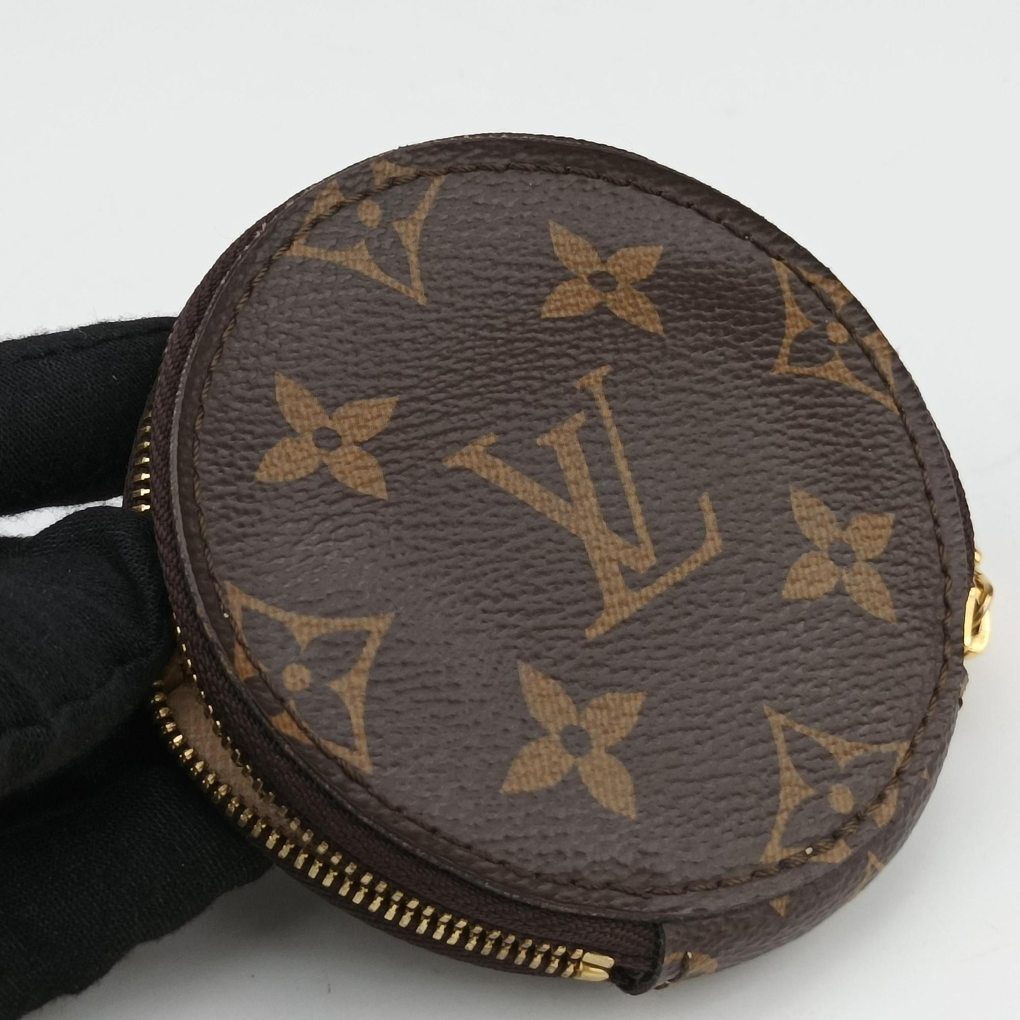 Pre-owned Louis Vuitton MULTI POCHETTE ACCESSOIRES MARRON×ROSE CLAIRE Monogram Canvas M44840 shoulderbag | stylenewstar