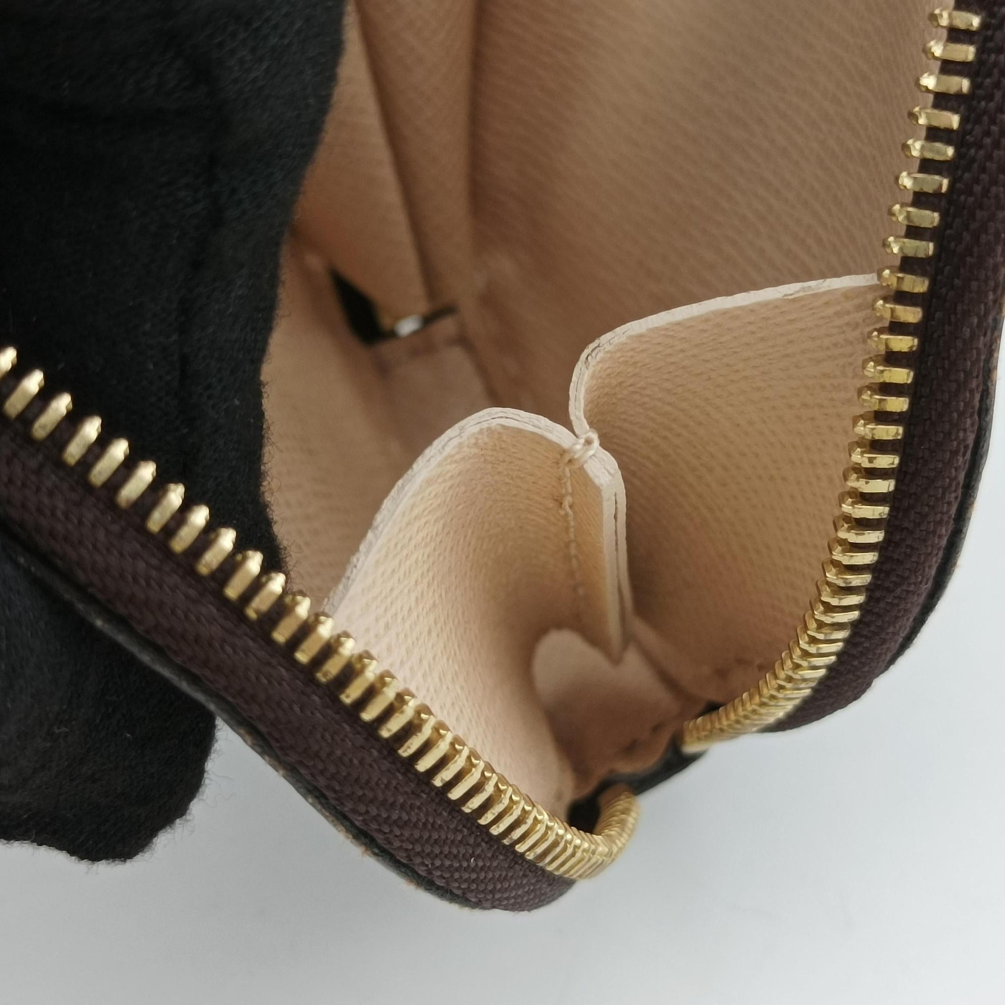 Pre-owned Louis Vuitton MULTI POCHETTE ACCESSOIRES MARRON×ROSE CLAIRE Monogram Canvas M44840 shoulderbag | stylenewstar