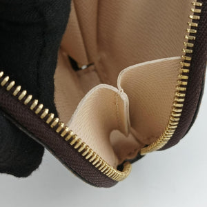 Pre-owned Louis Vuitton MULTI POCHETTE ACCESSOIRES MARRON×ROSE CLAIRE Monogram Canvas M44840 shoulderbag | stylenewstar