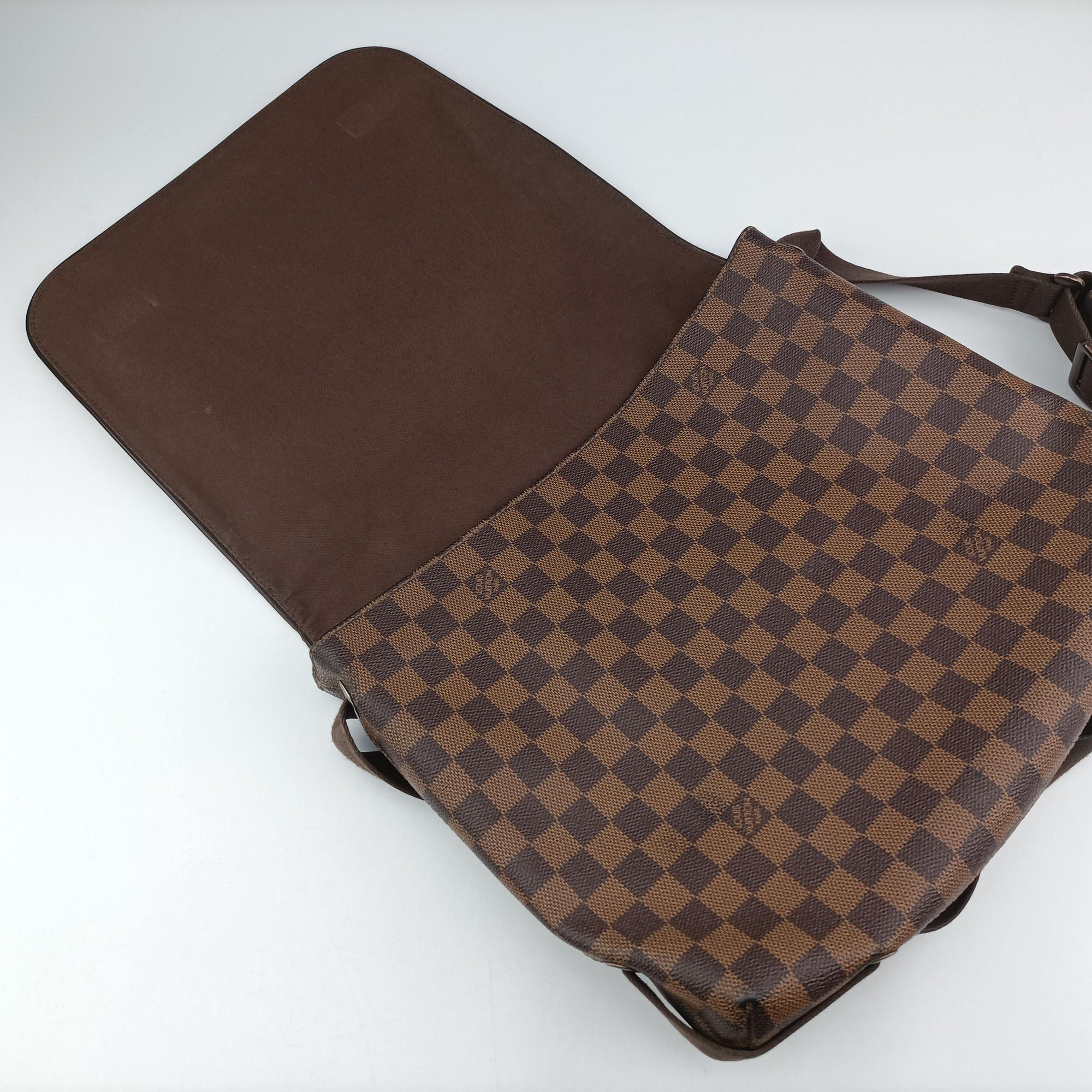 Secondhand Louis Vuitton BROOKLYN MM EBENE Damier Canvas N51211 shoulderbag | stylenewstar