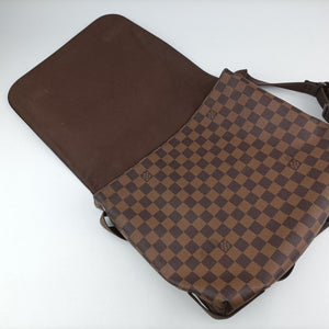 Secondhand Louis Vuitton BROOKLYN MM EBENE Damier Canvas N51211 shoulderbag | stylenewstar
