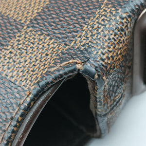 Secondhand Louis Vuitton BROOKLYN MM EBENE Damier Canvas N51211 shoulderbag | stylenewstar