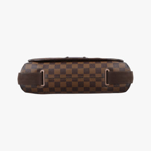 Secondhand Louis Vuitton BROOKLYN MM EBENE Damier Canvas N51211 shoulderbag | stylenewstar